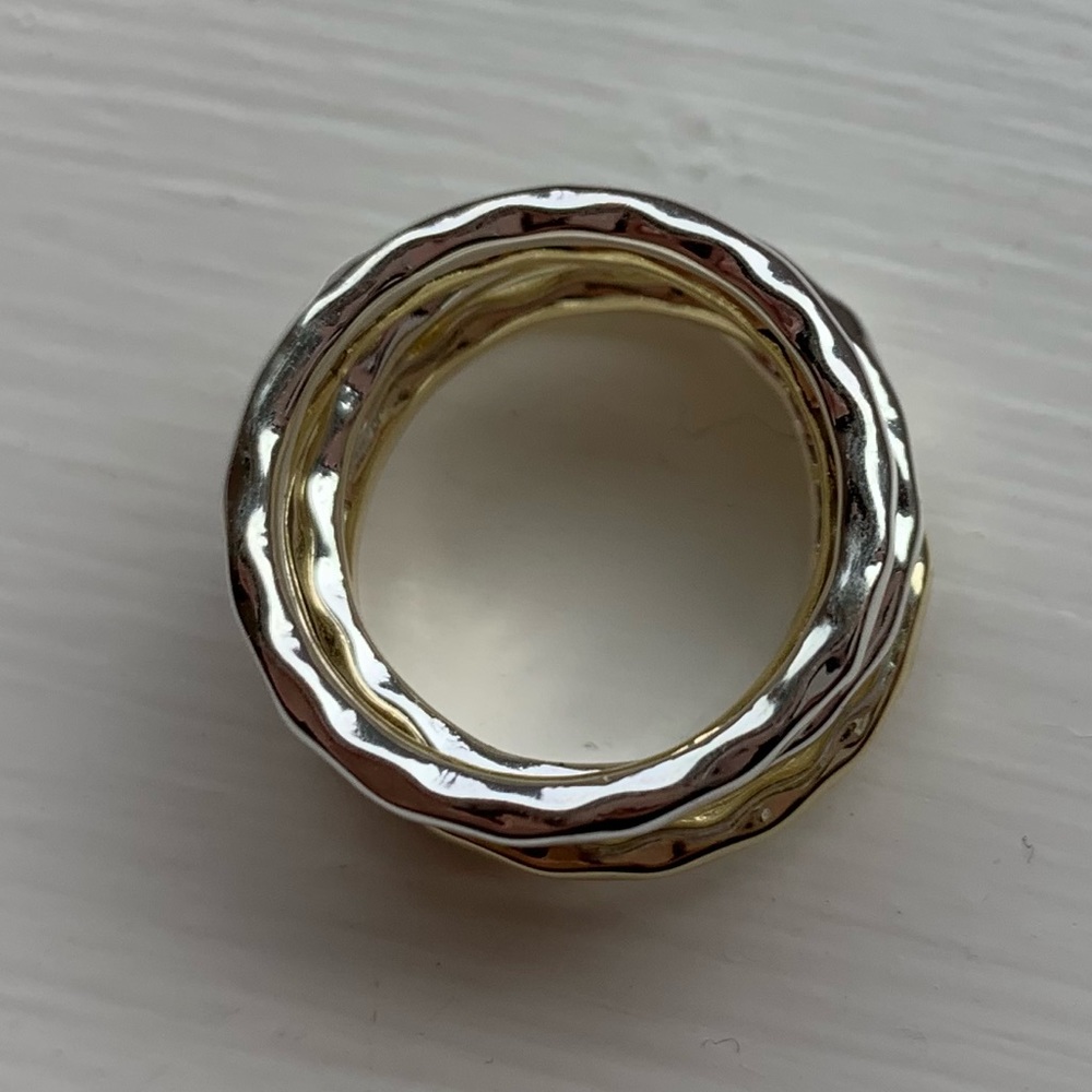 Hammered Stack Rings - Picture 3 of 3